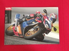 CATALOGO APRILIA RSV MILLE+R BROCHURE DEPLIANT CONCESSIONARIA ORIGINALE ITA MOTO