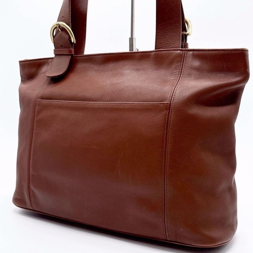 Old coach leather tote - old, bag