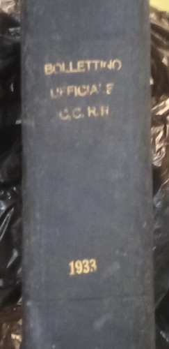 Antico libro bollettino - antico,