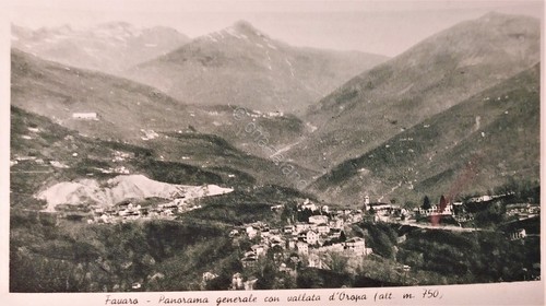 Cartolina favaro panorama - favaro,