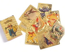 55 pezzi carte Pokemon ORO
