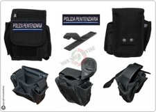Borsetto Tasca Multiuso Cinturone Cordura MHF Nero Blak Polizia Penitenziaria