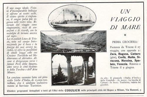Pubblicita 1926 cosulich - pubblicita',