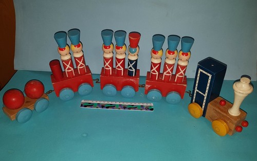 Trenino legno anni - trenino,
