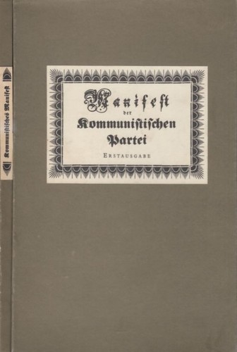 Libro manifesto del partito - manifesto,