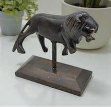 Antico di Legno Leone Figurina