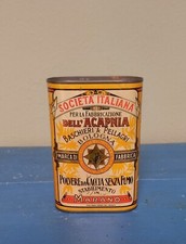  SCATOLA DI LATTA PER POLVERE DA SPARO 