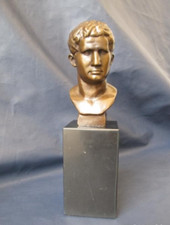 Statua busto bronzo Cesare