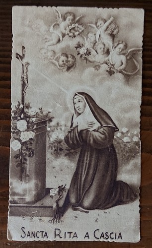 Santino rita da cascia - santino,