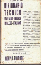 Dizionario tecnico italiano - dizionario,