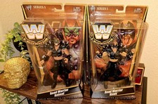 WWE WWF Mattel Legends Series 1 Road Warriors Animal and Hawk Factory sigillato
