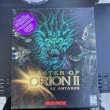 Master of Orion II Battle at Antares PC CD ROM Big Box.