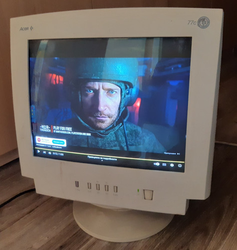 Monitor crt vintage - monitor,