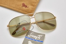 ? vintage occhiali da sole SERENGETI 5039M rocker bicker pilot oro 80s?Unisex