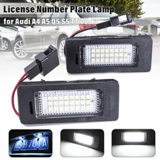 COPPIA LED LUCI TARGA PER AUDI