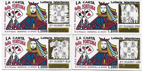 Gratta vinci carta della - gratta, e