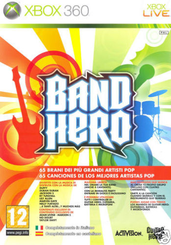 Band hero xbox360 solo - band,