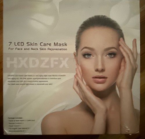 Hxdzfx led maschera cura - 7,