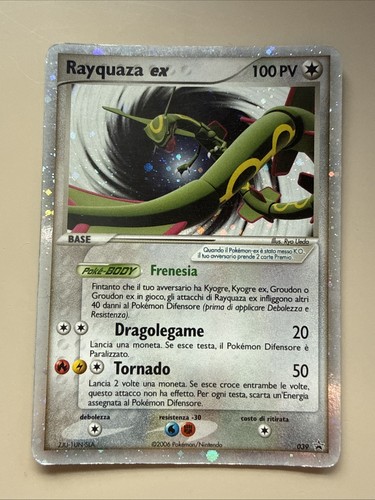 Pokemon carta promo rayquaza - pokemon,