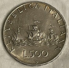 500 Lire Argento 1966. Prezzo