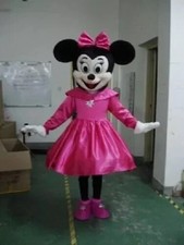Bambola anime minnie mouse mascotte costume cosplay festa gioco vestito halloween