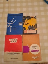 FIAT 850 Libretto uso e manutenzione + Consigli agli utenti  +carta Stradale FIA