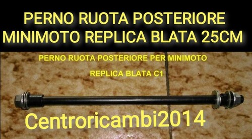 Perno ruota posteriore - perno,