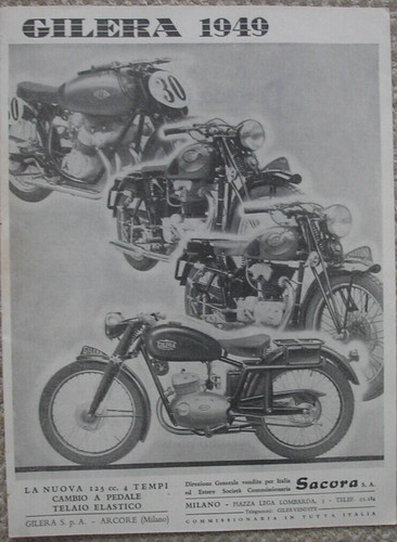 Moto gilera 125 - gilera, tempi