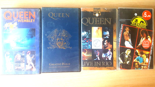 Queen vhs video - queen, 4x