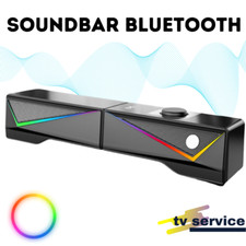 Soundbar Speaker Barra Audio per TV Computer Smartphone BLUETOOTH Home Theatre