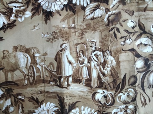 Antico disegno tempera - antico,