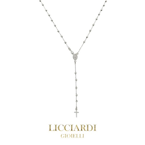 Collana unisex rosario oro
