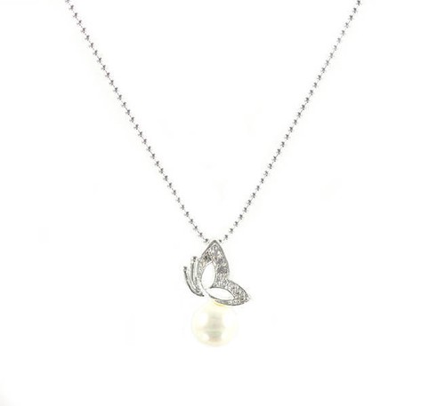 Nobile perle bianco collana - perle,