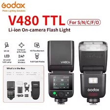 Godox V480 per C/S/N/O/F TTL Li-ion sulla fotocamera flash luce per Sony Canon Nikon
