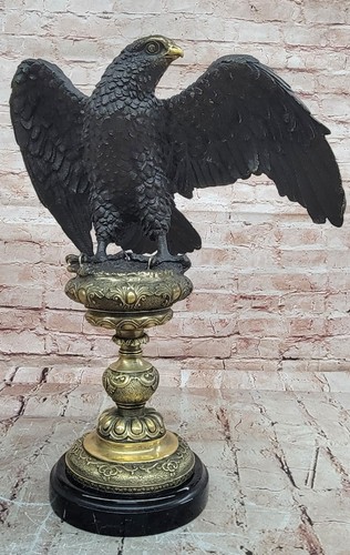 Aquila bronzo scultura - scultura, animale