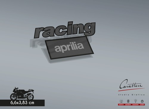 Adesivo aprilia racing grigio - aprilia,