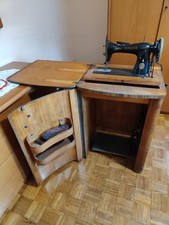 MACCHINA DA CUCIRE SINGER Vintage a pedale con mobiletto 