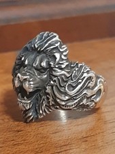ANELLO ARGENTO 925 UOMO leone