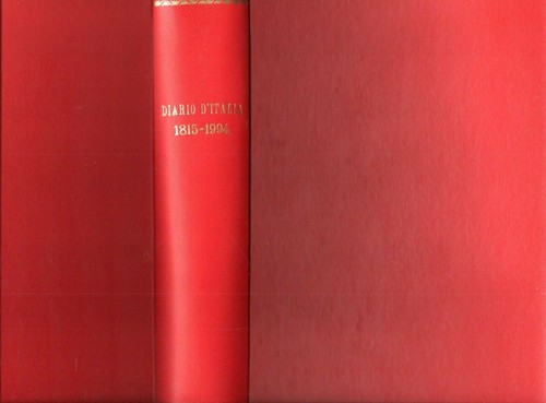 Diario italia 1815 - diario, d'italia