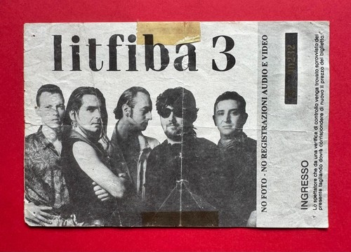 Biglietto litfiba roma - litfiba,