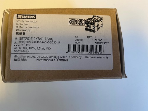 Siemens 3rt2017 2kb41 - siemens, |