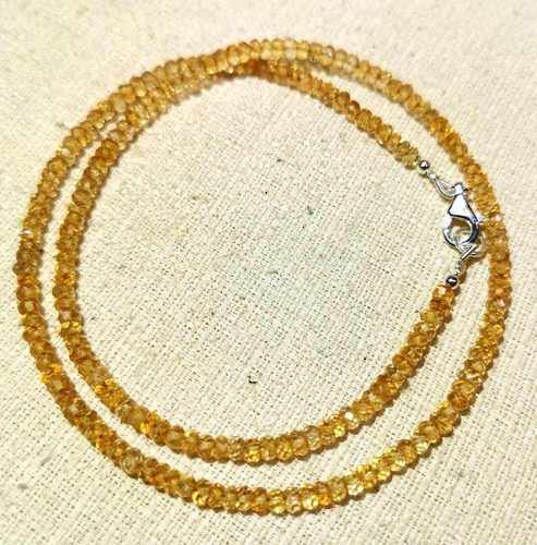 Collana citrino sfaccettata - ,