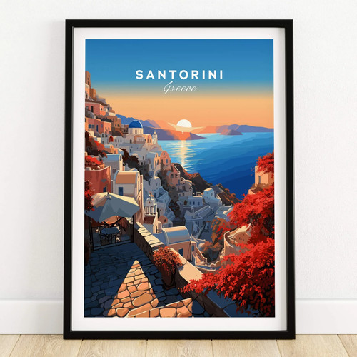 Poster santorini arte da - arte,