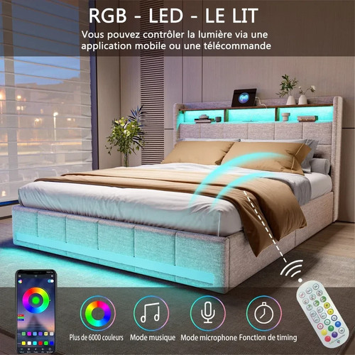 Letto ribalta con - a,
