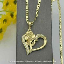 Ciondolo cuore diamante taglio