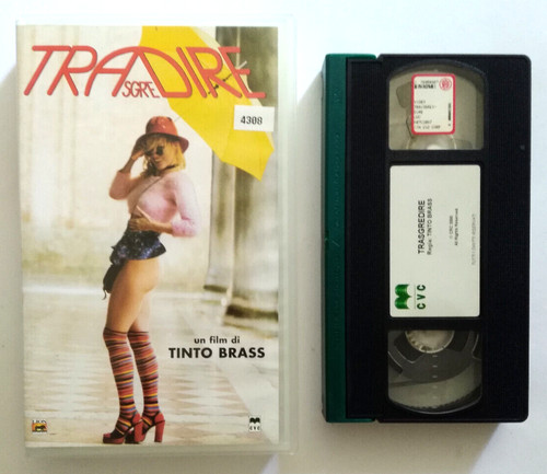 Vhs trasgredire tinto brass - vhs,