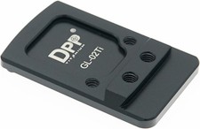 Kit/Piastra/Adattatore di Montaggio DPP Titanio Compatibile con Glock Trijicon Nero 