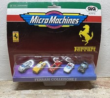 VINTAGE MICROMACHINES FERRARI COLLEZIONE 2 Set of 6 GIG Italy No. 75116 1995