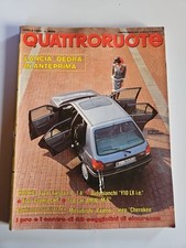 Anteprima Lancia Dedra,  Prova Fiesta, Y10 LX, Croma Cht, Bmw M5 QR 04/1989