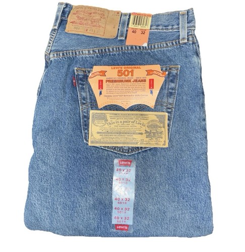 Levis 501 autentico denim